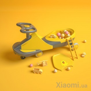 Детский автомобиль Xiaomi 700 kids LINE FRIENDS CR03A Yellow