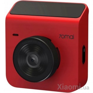 Автомобильный видеорегистратор Xiaomi 70Mai Dash Cam 1440p A400 (Midrive A400) Red + камера заднего вида (Midive RC09) Международная версия