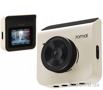 Автомобильный видеорегистратор Xiaomi 70Mai Dash Cam 1440p A400 (Midrive A400) White + камера заднего вида (Midrive RC09) Международная версия