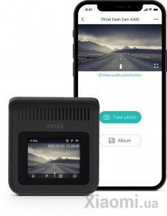 Видеорегистратор 70Mai Dash Cam Black 1440p (A400) (Международная версия)