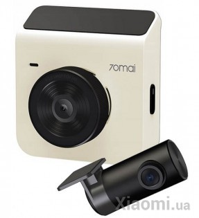 Автомобильный видеорегистратор Xiaomi 70Mai Dash Cam 1440p A400 (Midrive A400) White + камера заднего вида (Midrive RC09) Международная версия