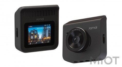 Автомобільний відеореєстратор Xiaomi 70Mai Dash Cam Black 1440p (A400) + камера заднього виду (Міжнародна версія)