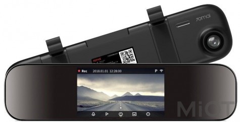 Автомобільний відеореєстратор Xiaomi 70Mai Mirror Dash Cam Black (MidriveD04) Global