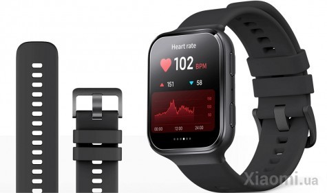 Умные часы Xiaomi 70Mai Saphir Black (WT1004 BLACK)