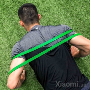 Резинка для фитнеса Xiaomi 7th Fitness elastic band Green 208*2.1*0.45cm