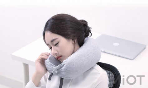 Ортопедична дорожня подушка підголовникXiaomi 8H Travel U-Shaped Pillow U1 Gray