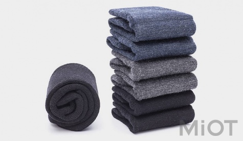 Шкарпетки 90points Casual Merino Wool Socks Man Blue