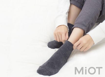 Шкарпетки 90points Casual Merino Wool Socks Woman Grey