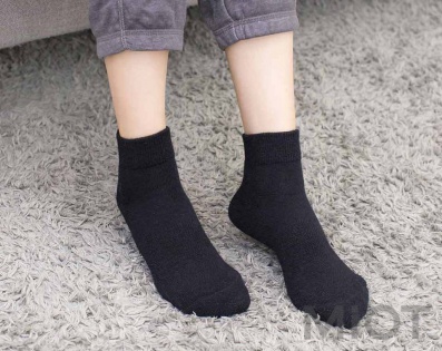 Шкарпетки 90points Casual Merino Wool Socks Man Black