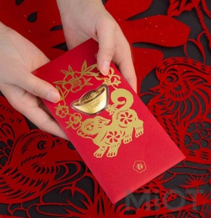 Золотий злиток Xiaomi LuckyME Red Envelopes 0.2 г