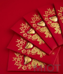 Золотий злиток Xiaomi LuckyME Red Envelopes 0.2 г