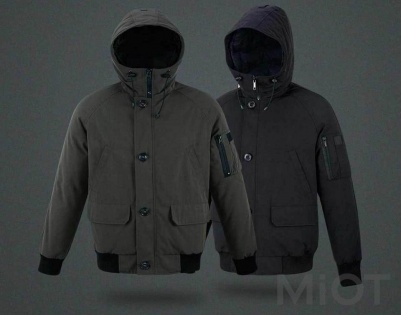 Куртка Xiaomi Mitown Pilot jacket down male Gray L