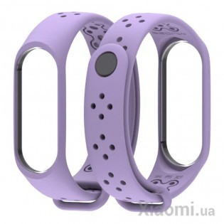 Ремешок для Xiaomi Mi Band 3/4 Sport strap Violet