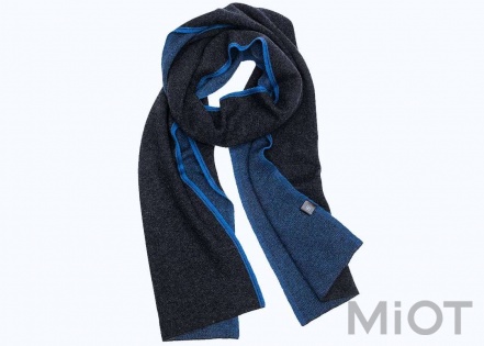 Двосторонній шарф Xiaomi Runmi 90 wool double-sided scarves Blue
