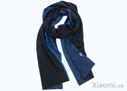 Двусторонний шарф Xiaomi Runmi 90 wool double-sided scarves Blue