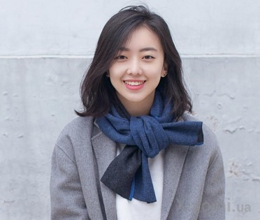 Двусторонний шарф Xiaomi Runmi 90 wool double-sided scarves Blue