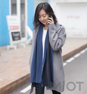 Двосторонній шарф Xiaomi Runmi 90 wool double-sided scarves Blue