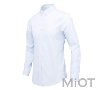 Сорочка Xiaomi Runmi 90, не мнеться, 100% бавовна shirt Light blue stripe S