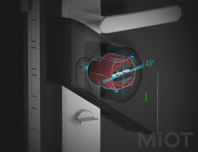 Розумний замок Sherlock Smart sticky lock Black