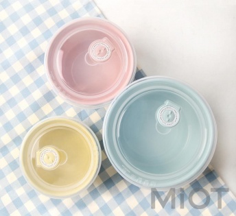 Набір піал Xiaomi SoColor Porcelain Bowl Fresh three-piece 3 шт.