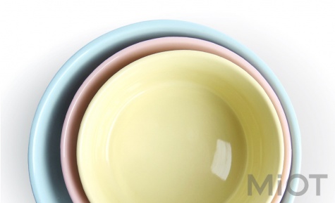 Набір піал Xiaomi SoColor Porcelain Bowl Fresh three-piece 3 шт.