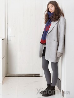 Колготки женские Xiaomi U-REVO Striped fleece tights Grey