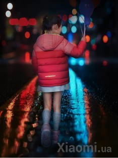 Куртка детская Xiaomi Uleemark Children's light down jacket Pink 140/68