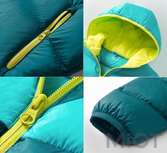 Куртка дитяча Xiaomi Uleemark Children's light down jacket Blue 150/72