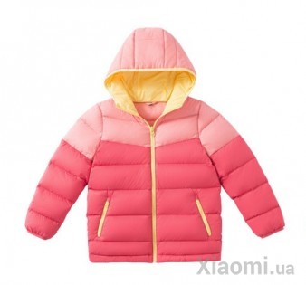 Куртка детская Xiaomi Uleemark Children's light down jacket Pink 140/68