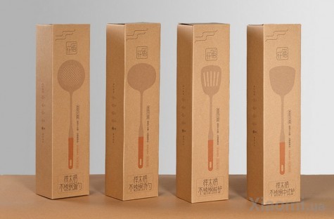 Лопатка для жарки Xiaomi Yi wu yi shi Beech handle stainless steel shovel spoon (6970936350132)