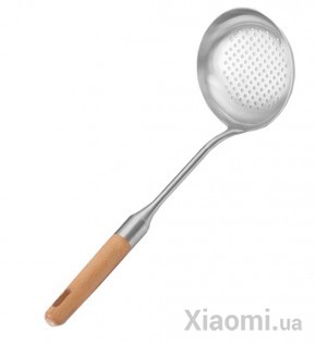Шумовка Xiaomi Yi wu yi shi Beech handle stainless steel shovel spoon (6970936350149)