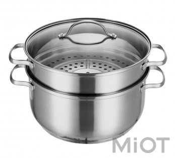 Набір Xiaomi Yi wu yi shi Jane stainless steel Кастрюля + Пароварка