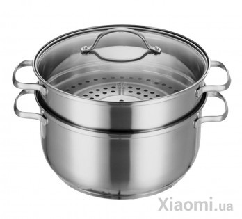 Набор Xiaomi Yi wu yi shi Jane stainless steel кастрюля + пароварка