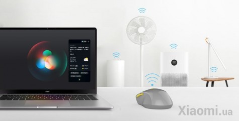 Беспроводная мышь Xiaomi Aimore Smart Voice M1 со встроенным интерфейсом Xiao Ai Gray