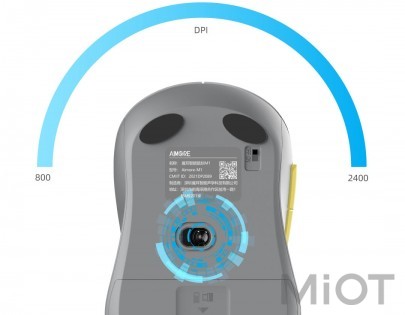 Бездротова мишка Xiaomi Aimore Smart Voice M1 з вбудованим інтерфейсом Xiao Ai Gray