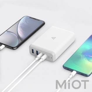 Багатопортовий зарядний пристрій Xiaomi AKAVO Power Delivery 75W