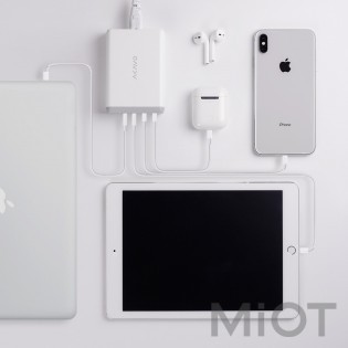 Багатопортовий зарядний пристрій Xiaomi AKAVO Power Delivery 75W
