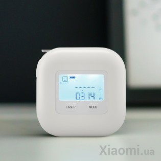 Электронная рулетка Xiaomi AKKU Laser Tape White