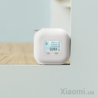 Электронная рулетка Xiaomi AKKU Laser Tape White