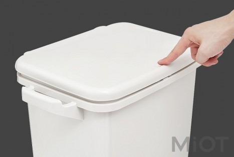 Дворівневий сміттєвий бак Xiaomi A&Maison White