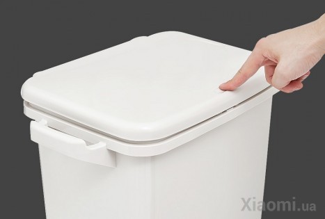 Двухуровневый мусорный бак Xiaomi A&Maison White