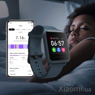 Умные часы Xiaomi Amazfit Bip S Lite Carbon Oxford Blue