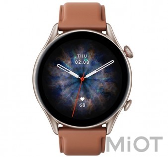 Розумний годинник Xiaomi Amazfit GTR 3 Pro Brown Leather