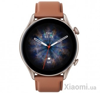 Умные часы Xiaomi Amazfit GTR 3 Pro Brown Leather