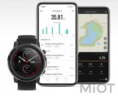 Розумний годинник Amazfit Stratos 3 Sport Smartwatch Black