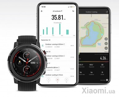 Умные часы Xiaomi Amazfit Stratos 3 Sport Smartwatch Black