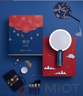 Дзеркало для макіяжу Xiaomi AMIRO LUX AML005 Dark Blue