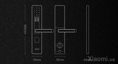 Умный замок Xiaomi Aqara Smart Door Lock правый Silver