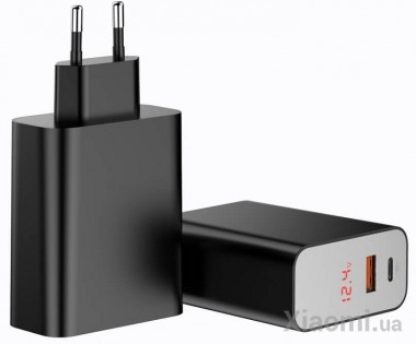Зарядное устройство с цифровым дисплеем Xiaomi Baseus, 1 USB, Type-C (BS-CH907)