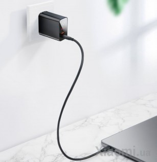 Зарядное устройство с цифровым дисплеем Xiaomi Baseus, 1 USB, Type-C (BS-CH907)